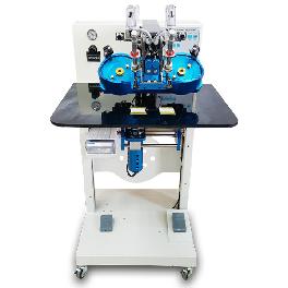 Two Heads & Two Cylinders Ultrasonic Hotfix Rhinestone Fixing Machine